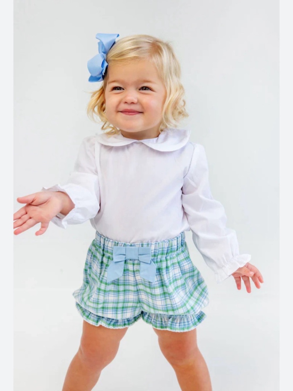 The Beaufort Bonnet Company Natalie Knickers Eastpoint Plaid/Barrington Blue